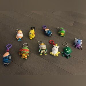 Multiple Disney, Pixar and Superhero Keychains